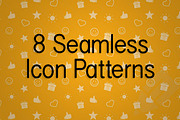 8 Seamless Icon Patterns