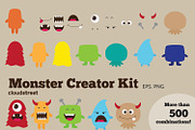 Monster Creator Kit Clipart