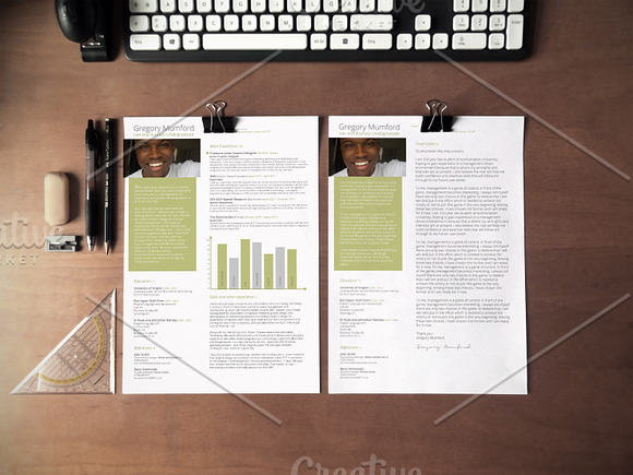 The Executive CV + Cover Letter in Letter Templates - product preview 1