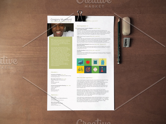 The Executive CV + Cover Letter in Letter Templates - product preview 2