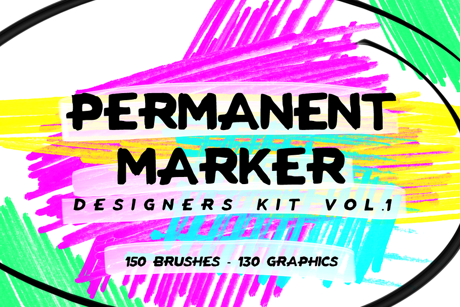 Permanent Marker Designers Kit Vol.1