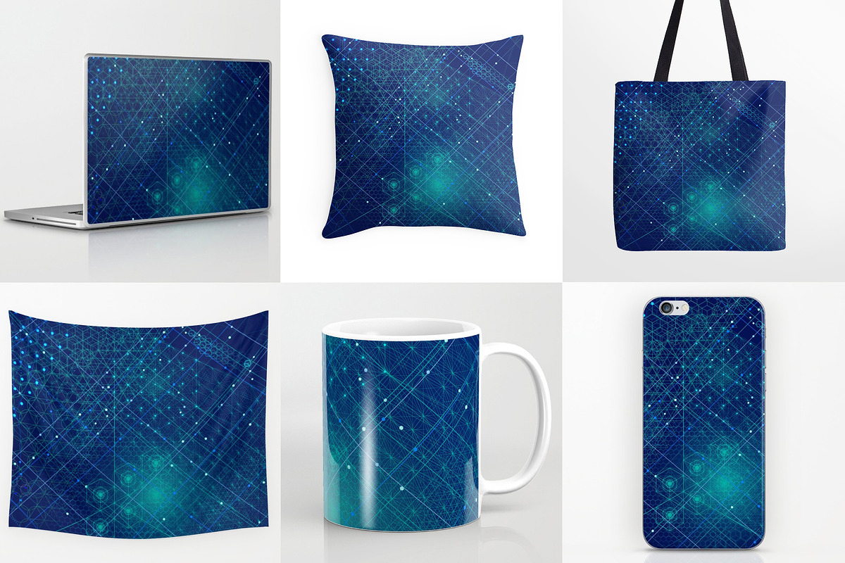 {Sacred Geometry} Raster Backgrounds in Textures - product preview 8