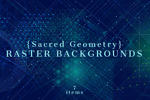 {Sacred Geometry} Raster Backgrounds in Textures - product preview 2