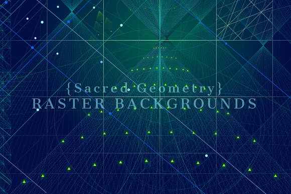 {Sacred Geometry} Raster Backgrounds in Textures - product preview 3