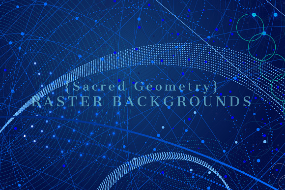 {Sacred Geometry} Raster Backgrounds in Textures - product preview 6
