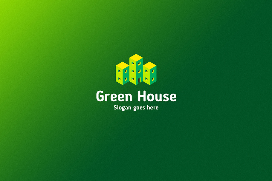 Green House Logo Template in Logo Templates - product preview 8
