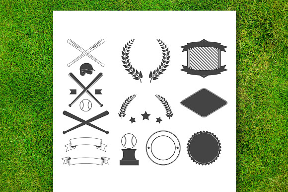 Baseball Badge Collection in Logo Templates - product preview 2