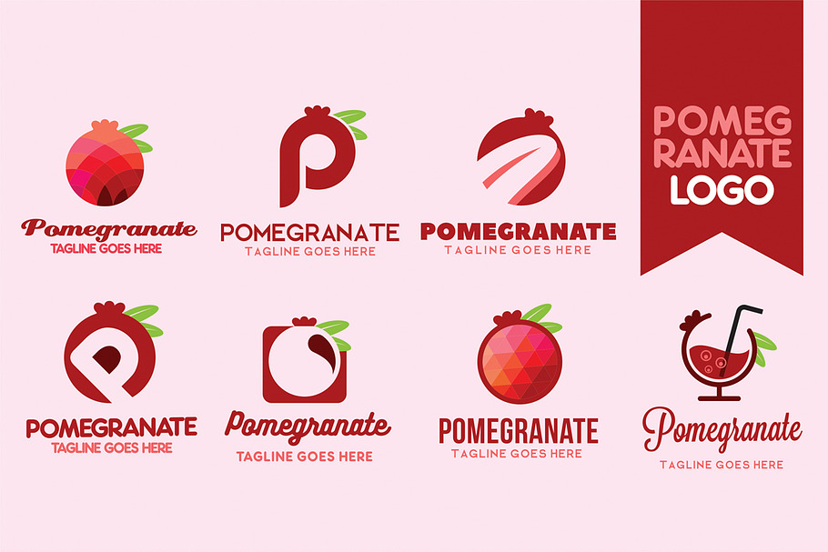 Pomegranate Logo in Logo Templates - product preview 8