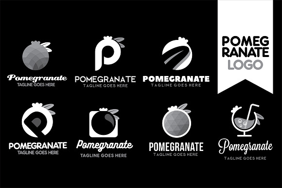 Pomegranate Logo in Logo Templates - product preview 1