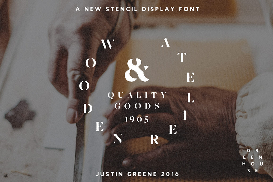 Wooden Atelier ~ Vintage Serif in Military Fonts - product preview 8