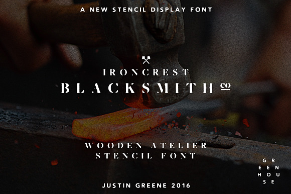 Wooden Atelier ~ Vintage Serif in Military Fonts - product preview 2