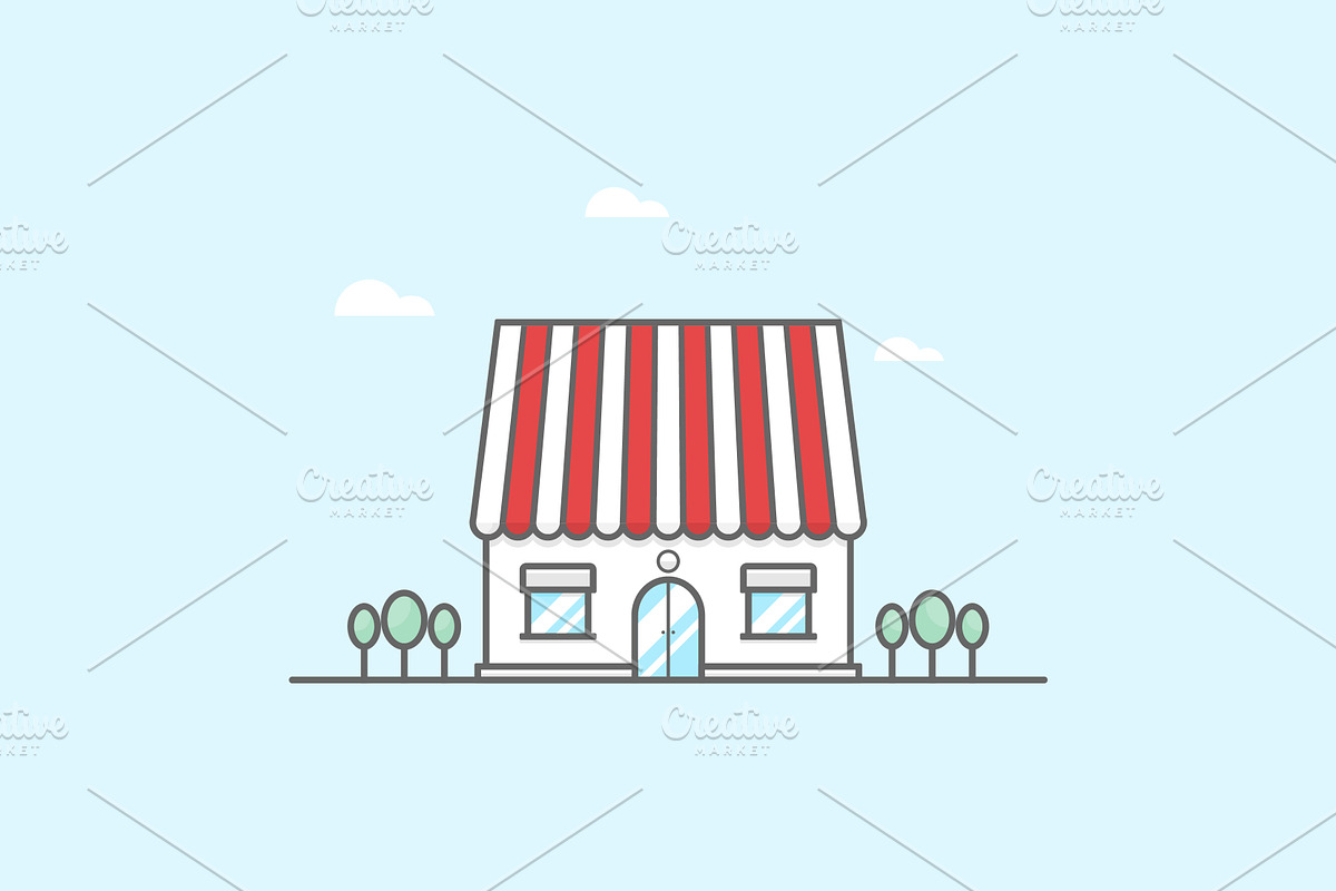 Restaurant in Illustrations - product preview 8