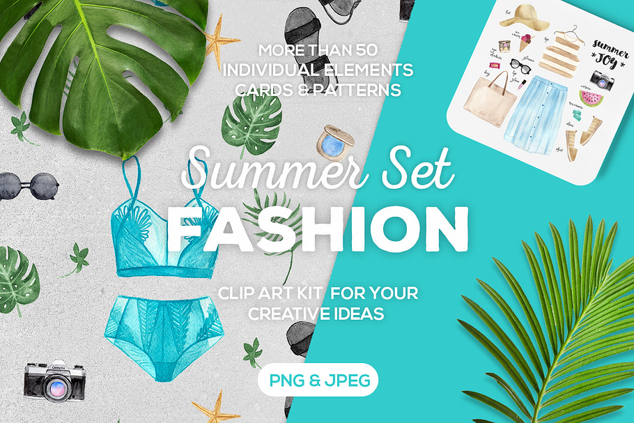 Fashion Clip Art Set in Illustrations - product preview 8
