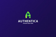 Authentica • Letter A Logo Template