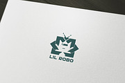 Little Robot Logo Template