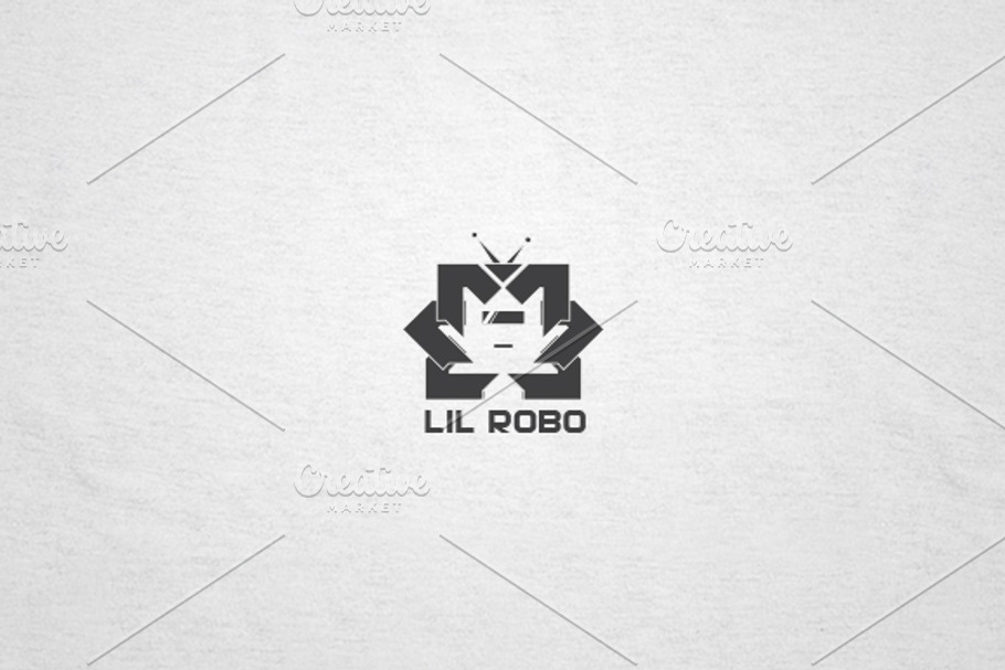 Little Robot Logo Template | Creative Logo Templates ...