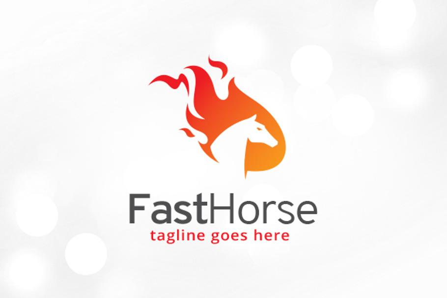 Fast Horse Logo Template in Logo Templates - product preview 8