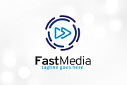 Fast Media Logo Template