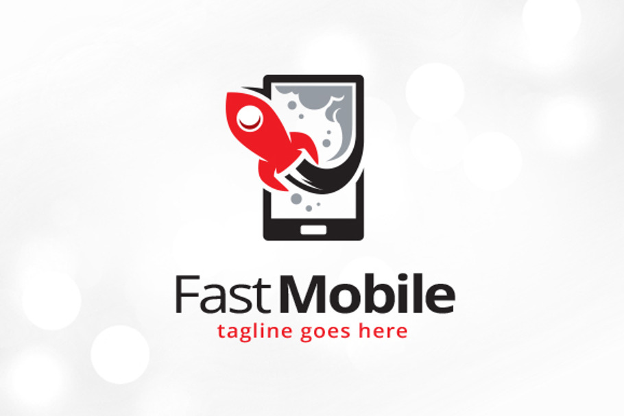Fast Mobile Logo Template in Logo Templates - product preview 8