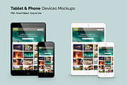Tablet & Phone Devices Mockups