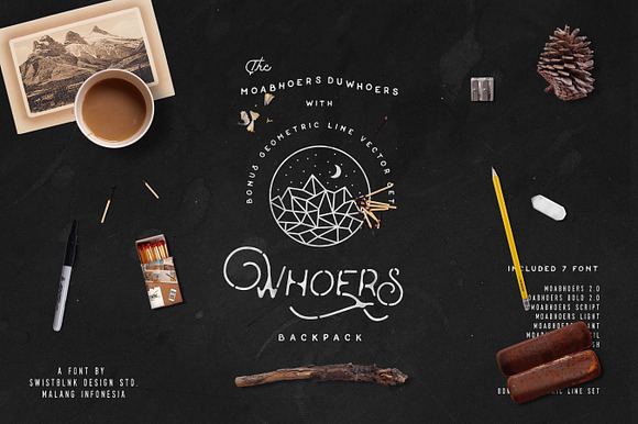 The Doewoers Font Bundle | 70% OFF in Display Fonts - product preview 1