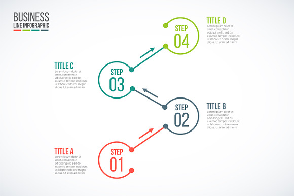 Line flat elements for infographic_5 in PowerPoint Templates - product preview 8