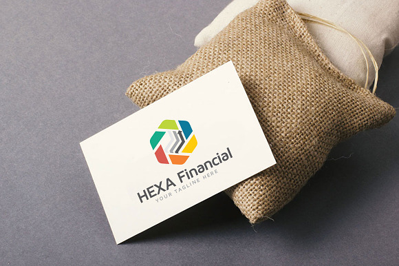 HEXA Financial in Logo Templates - product preview 1
