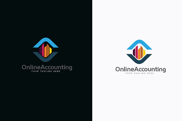 Online Accouting in Logo Templates - product preview 1