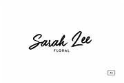 Hand-Lettered Logo Template