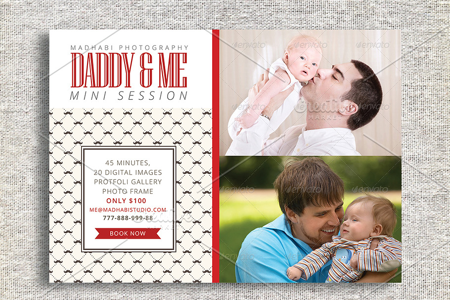Father's Day Mini Session Template