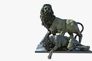 Statue of Lion Family