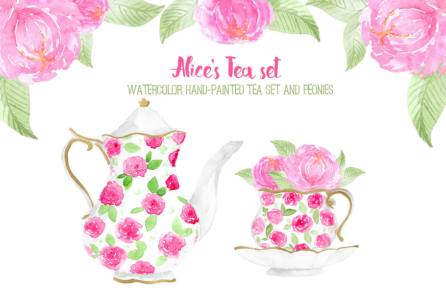 Alice's Tea set