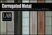 30 Corrugated Steel Metal Textures
