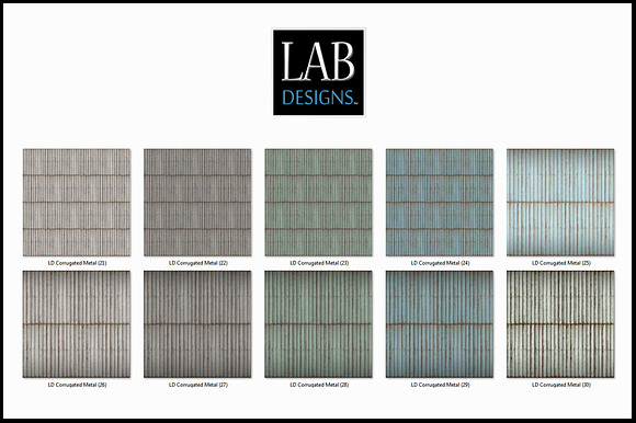 30 Corrugated Steel Metal Textures in Textures - product preview 3