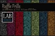 22 Seamless Ruffle Frill Textures