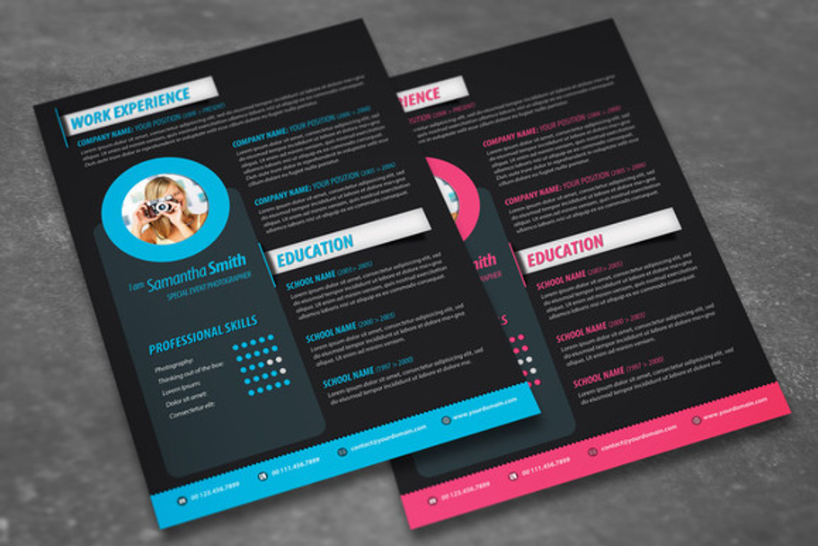 Modern Resume Design in Resume Templates - product preview 8
