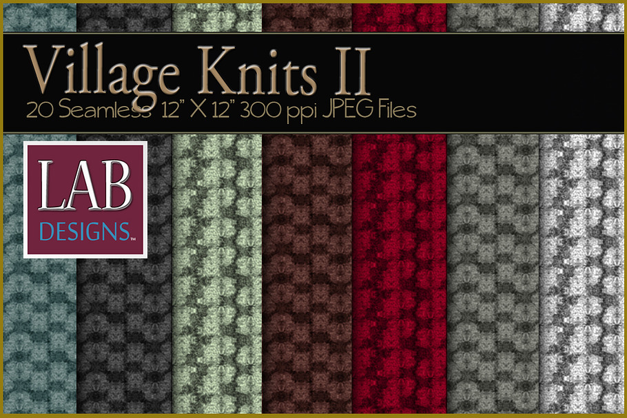 20 Seamless Knit Fabric Textures in Textures - product preview 8