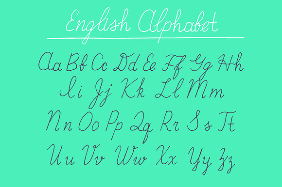 Hand draw Alphabet in Graphics - product preview 4