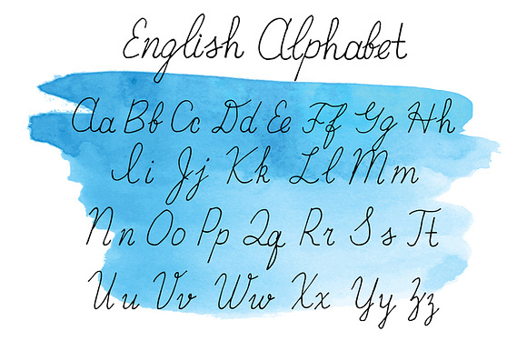 Hand draw Alphabet in Graphics - product preview 5