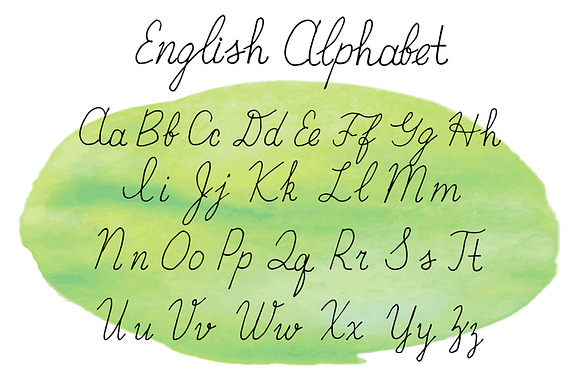 Hand draw Alphabet in Graphics - product preview 6