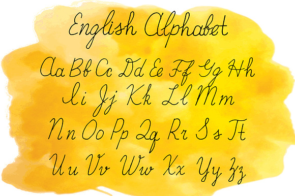 Hand draw Alphabet in Graphics - product preview 7