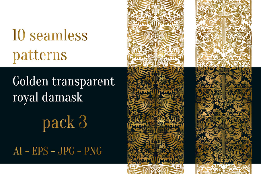 10 royal damask patterns Pack 3