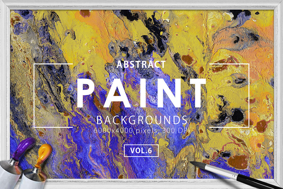 Abstract Paint Backgrounds Vol. 6 in Textures - product preview 8
