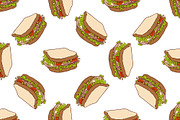Seamless pattern color sandwich