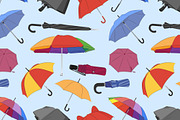 Colorful umbrellas pattern