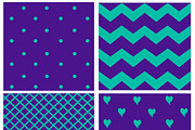 pattern with hearts and dots