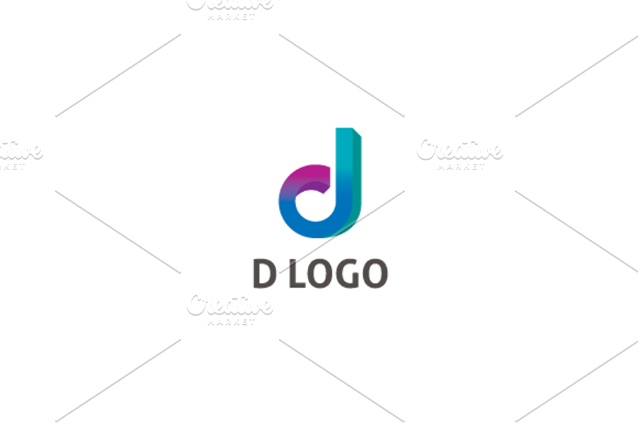 D_logo in Logo Templates - product preview 8