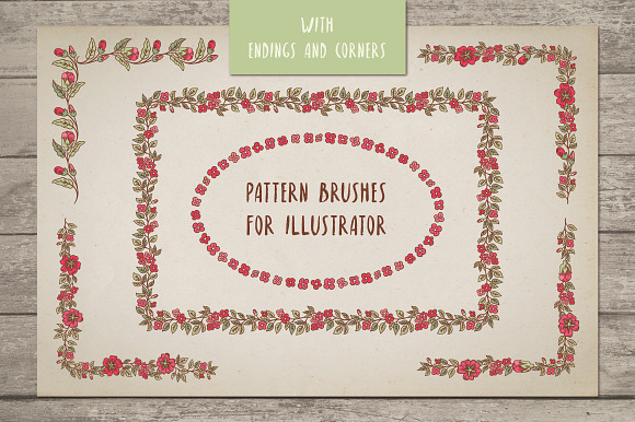 Vintage Dog-Rose vector pack in Patterns - product preview 3