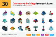 30 Community Isometric Icons