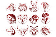 Chinese zodiac animal signs